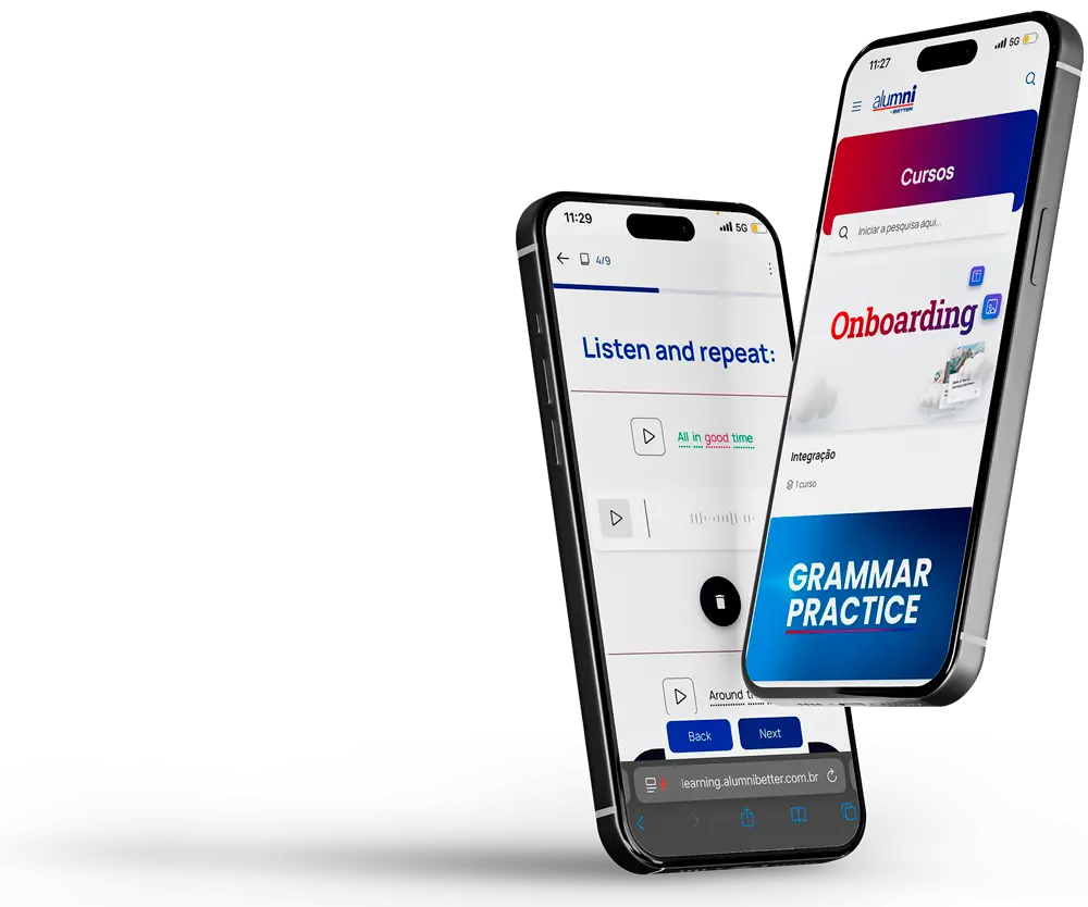Plataforma de aprendizado Alumni em dispositivos móveis